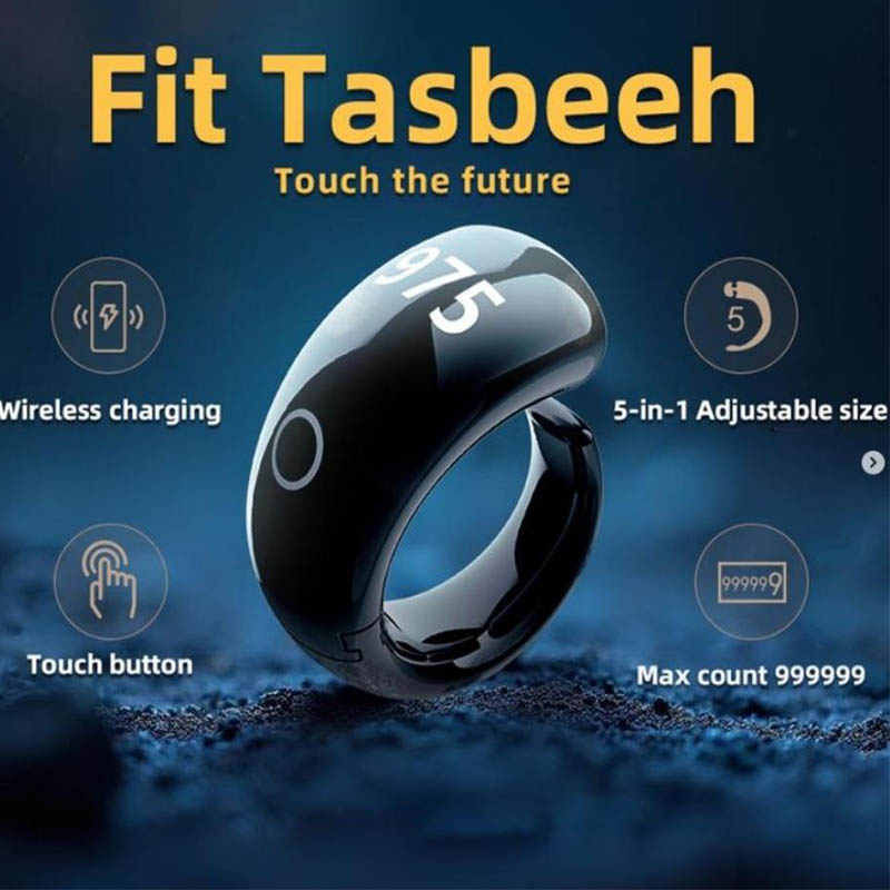 SQ976 Islamic Prayer Tasbeeh Muslim Zikr Ring-des SQ976 Islamic Prayer Tasbeeh Muslim Zikr Ring